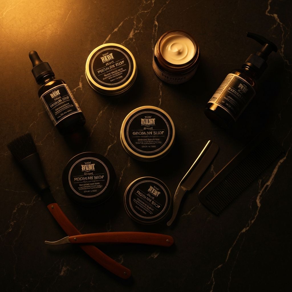Productos de grooming premium para cabello y barba